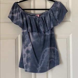 Lily Pulitzer Tie-dye ruffle tee